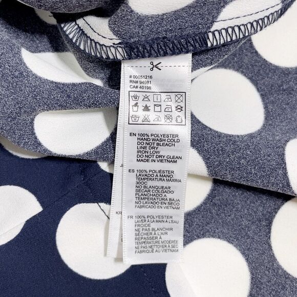 Forever 21 polka dot short sleeve top size S - Picture 4 of 6